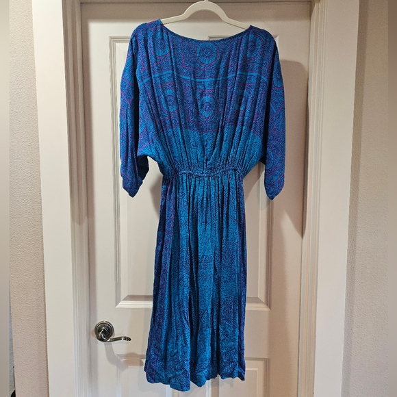 Tiny Annmarie Midi Dress Scoop Neck Batwing Sleeves Drapey Lightweight Small NWT - Picture 9 of 14